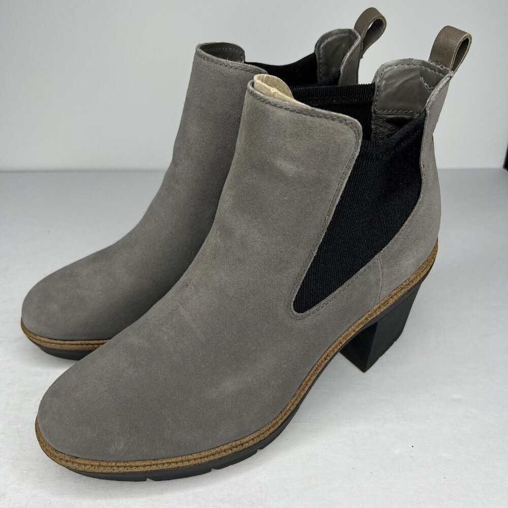 Dr. Scholl's First Class Padded Insole Suede Chelsea Ankle Boots Womens Size 9M